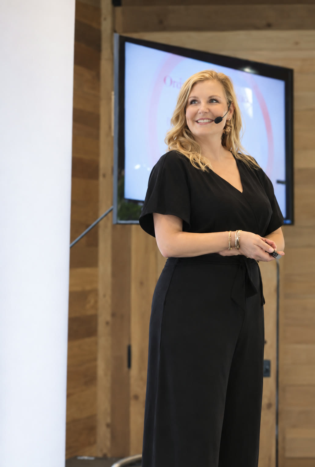 Lauren Meade, PA-C, presenting at a training event
